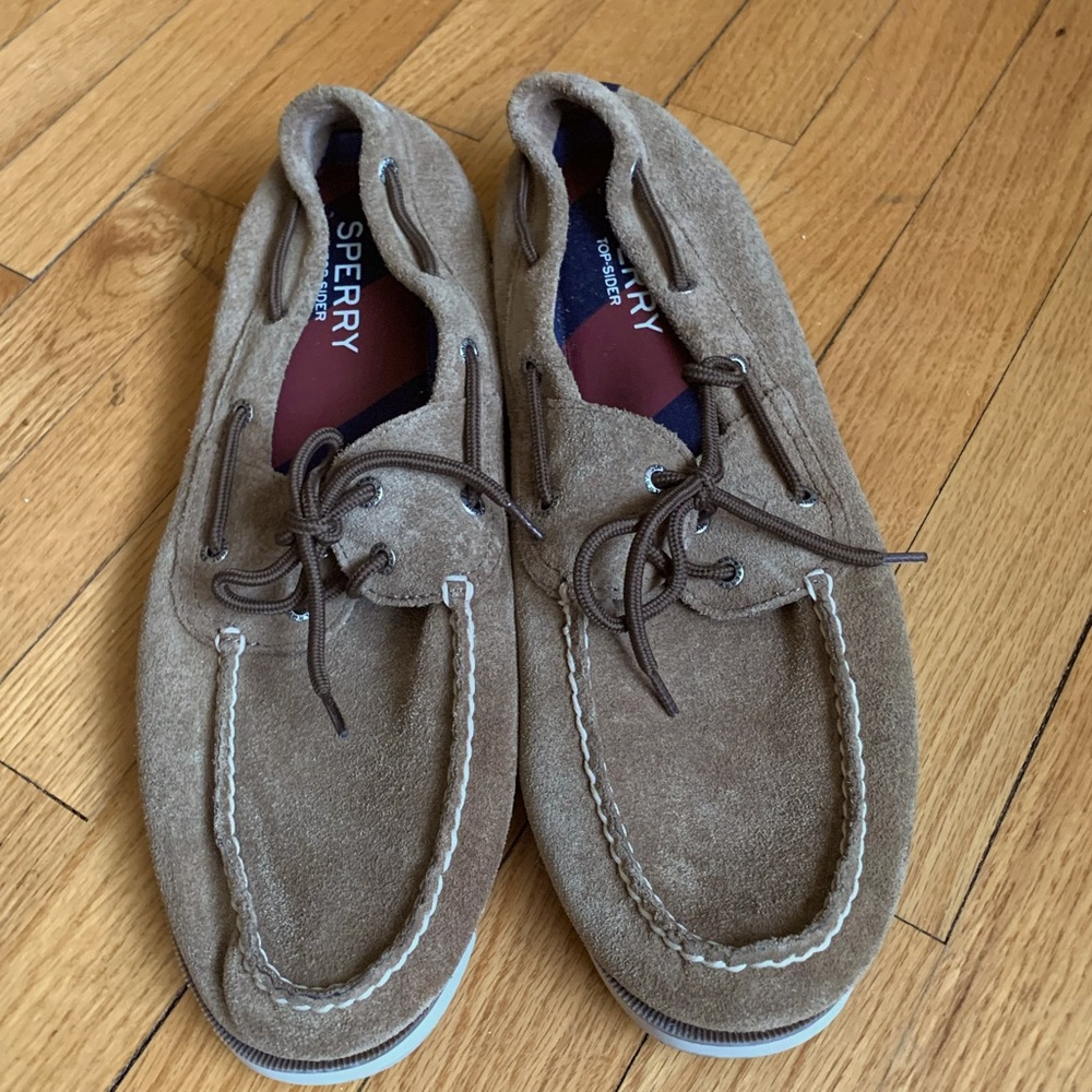 Sperry Brown Suede Loafers